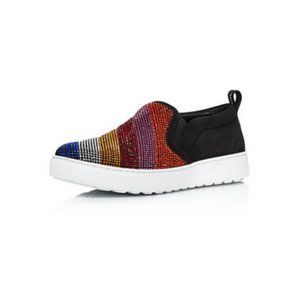 Salvatore Women's Black Slip On Sneakers Size US 7